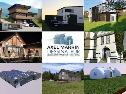 Image de DESSINS de PERMIS DE CONSTRUIRE déclaration préalable de travaux Axel Marrin